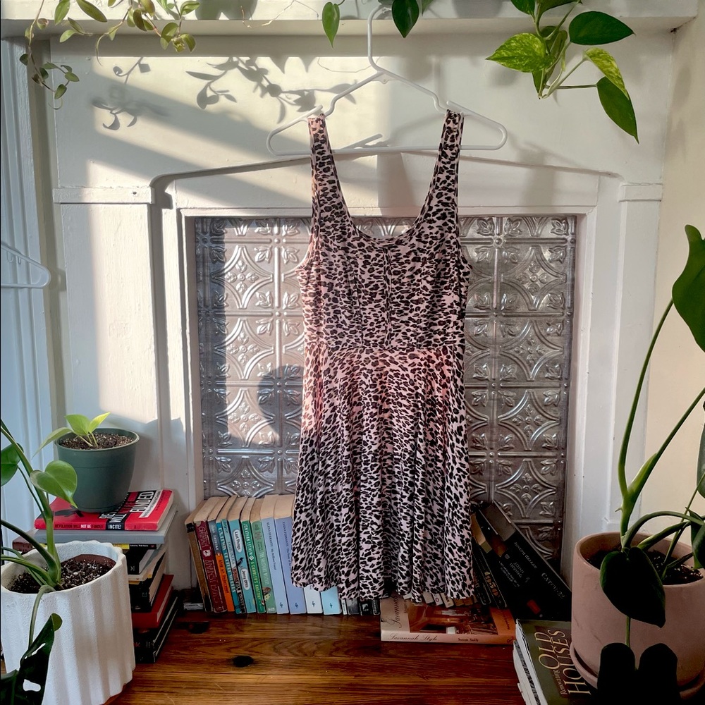 Free People leopard print sundress